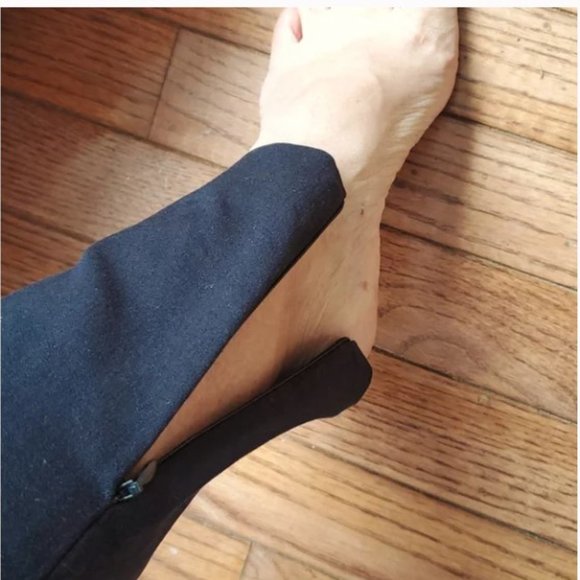 Ann Taylor midnight blue curvy crop pants, 4 - Picture 7 of 12